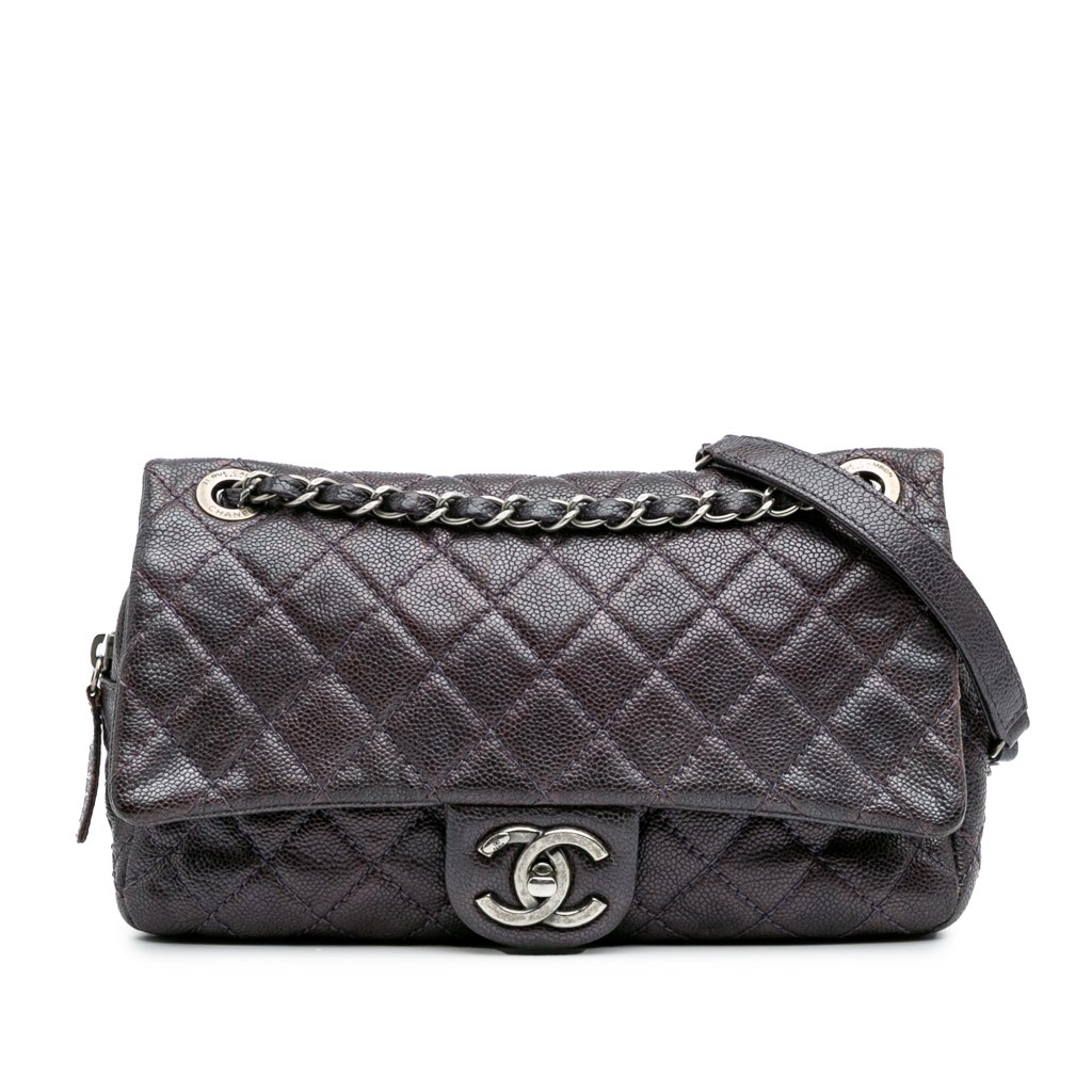Chanel Medium Quilted Caviar Easy Flap