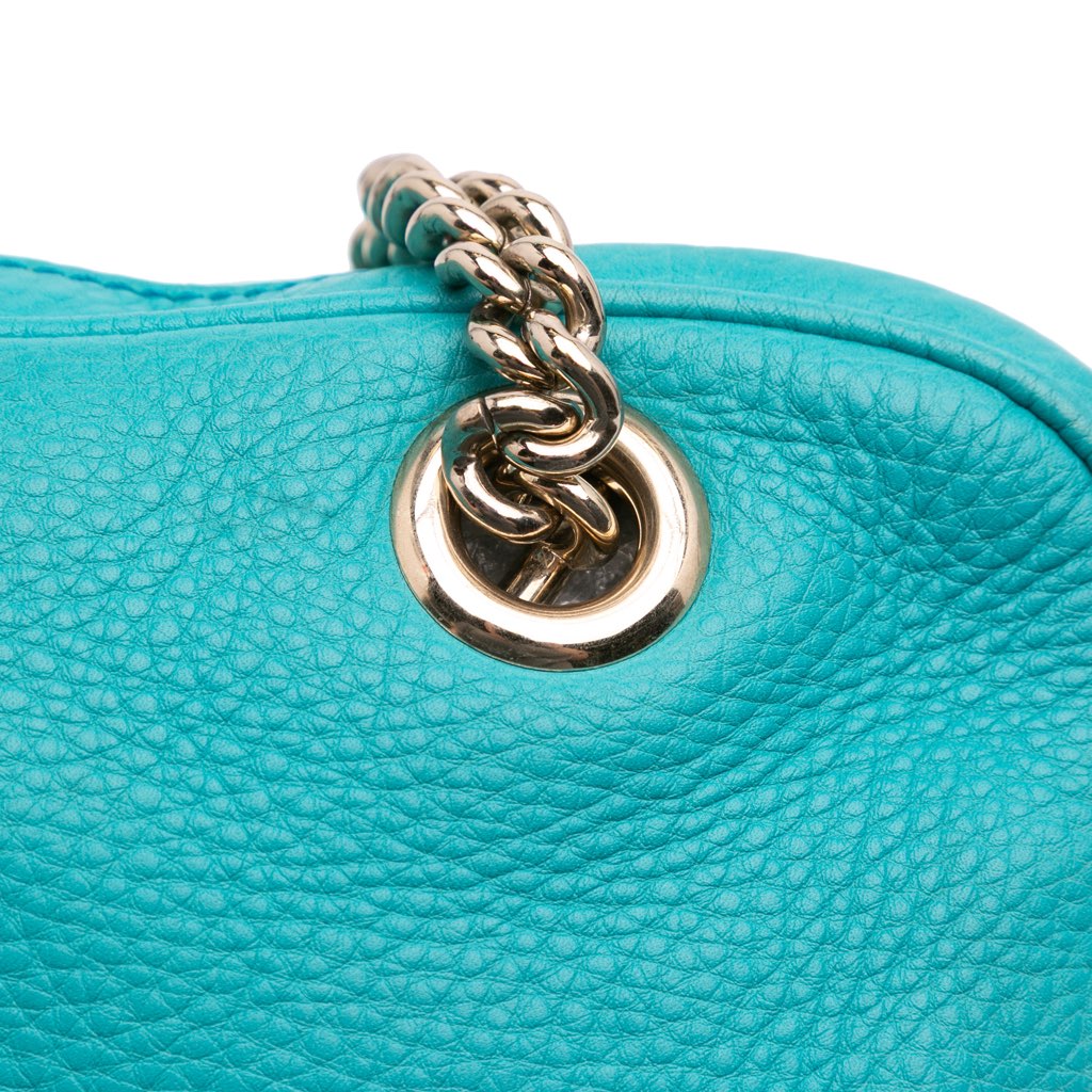 Gucci Leather Soho Chain Zip Shoulder Bag - Image 11