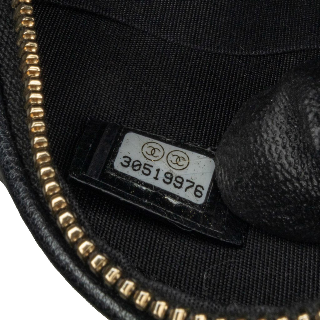 Chanel CC Quilted Lambskin Round Clutch with Chain - 5