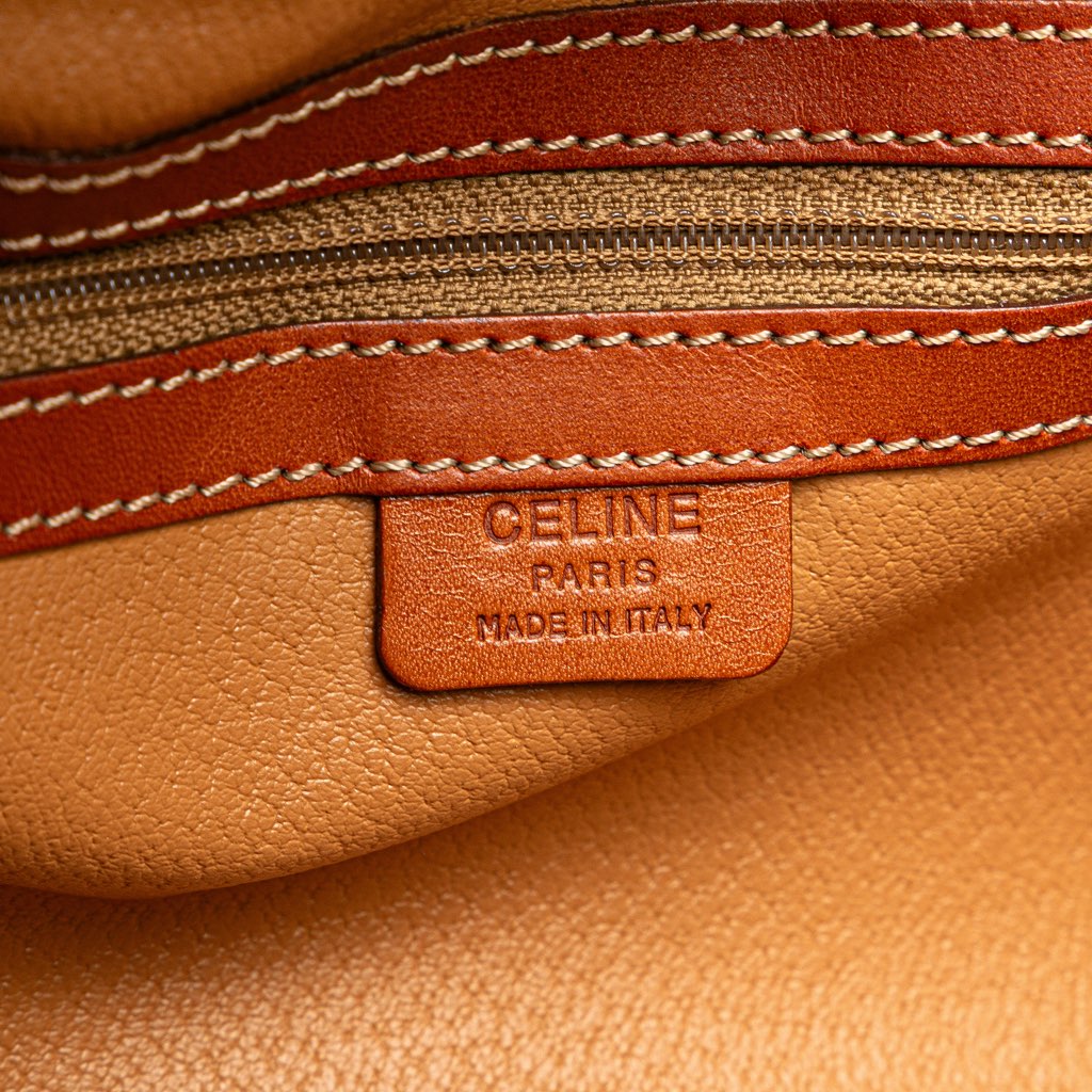 Celine Macadam Coated Canvas Handbag - 5