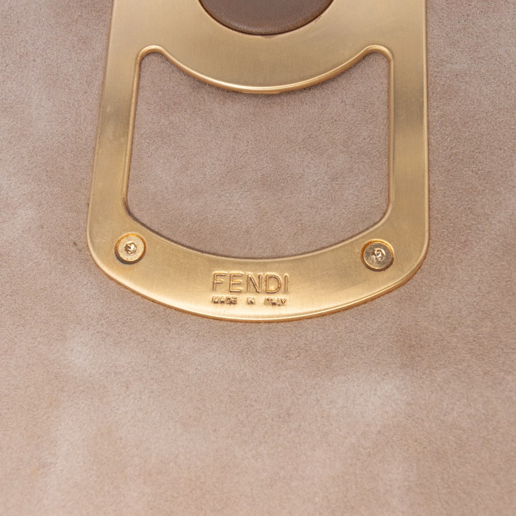 Fendi Calfskin Colorblock Anna Satchel - Side view