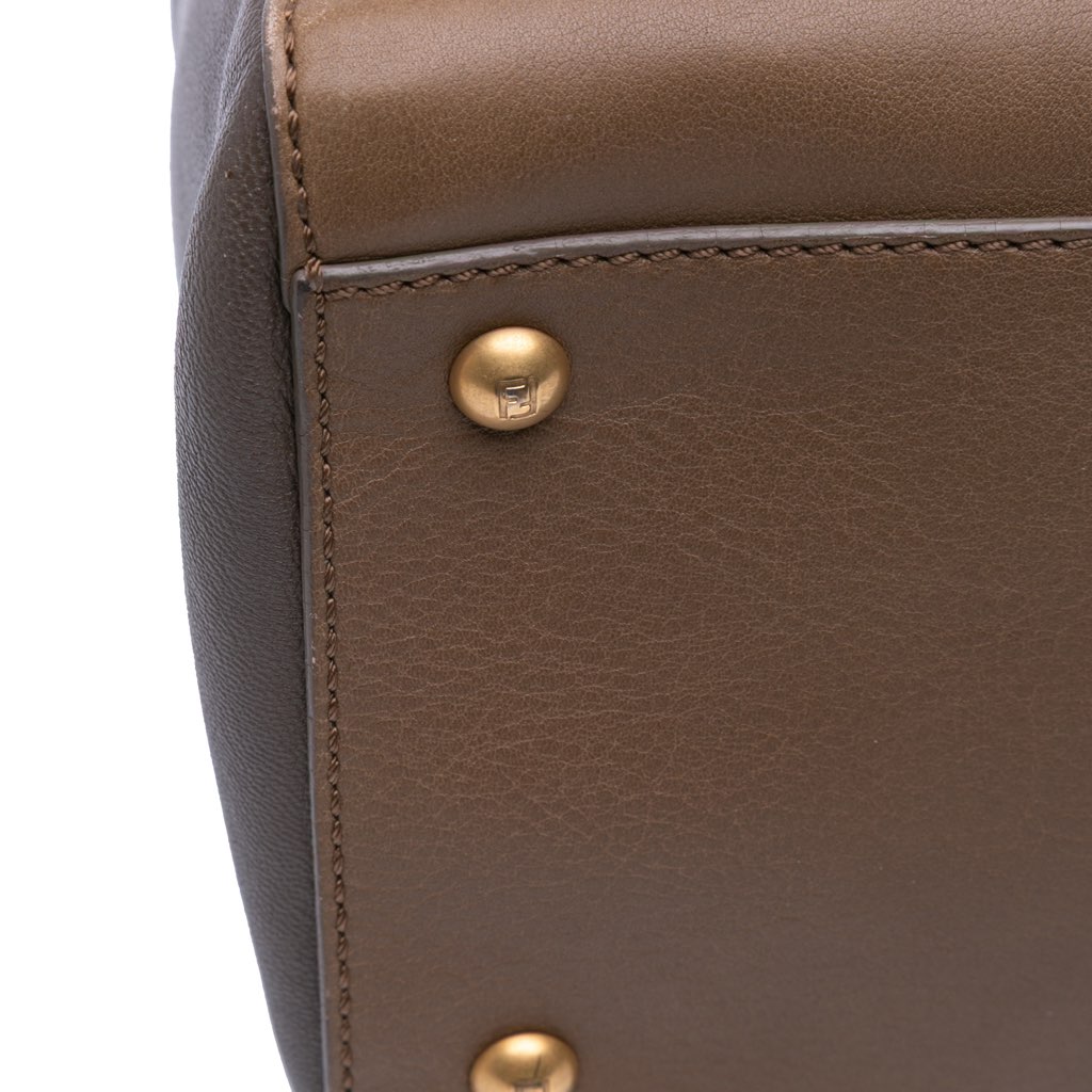 Fendi Calfskin Colorblock Anna Satchel - Image 11