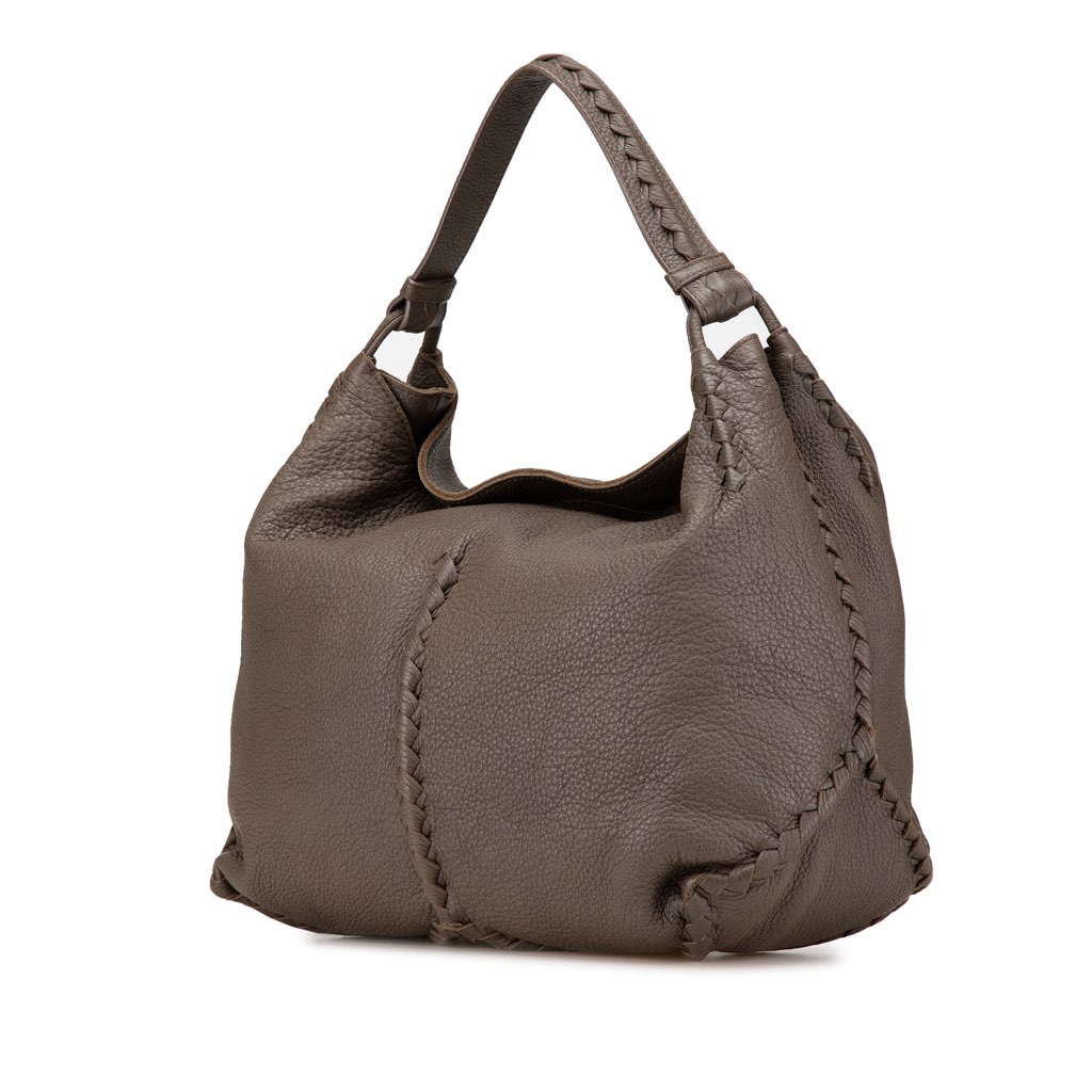 Bottega Veneta Large Washed Cervo Deerskin Hobo - 2