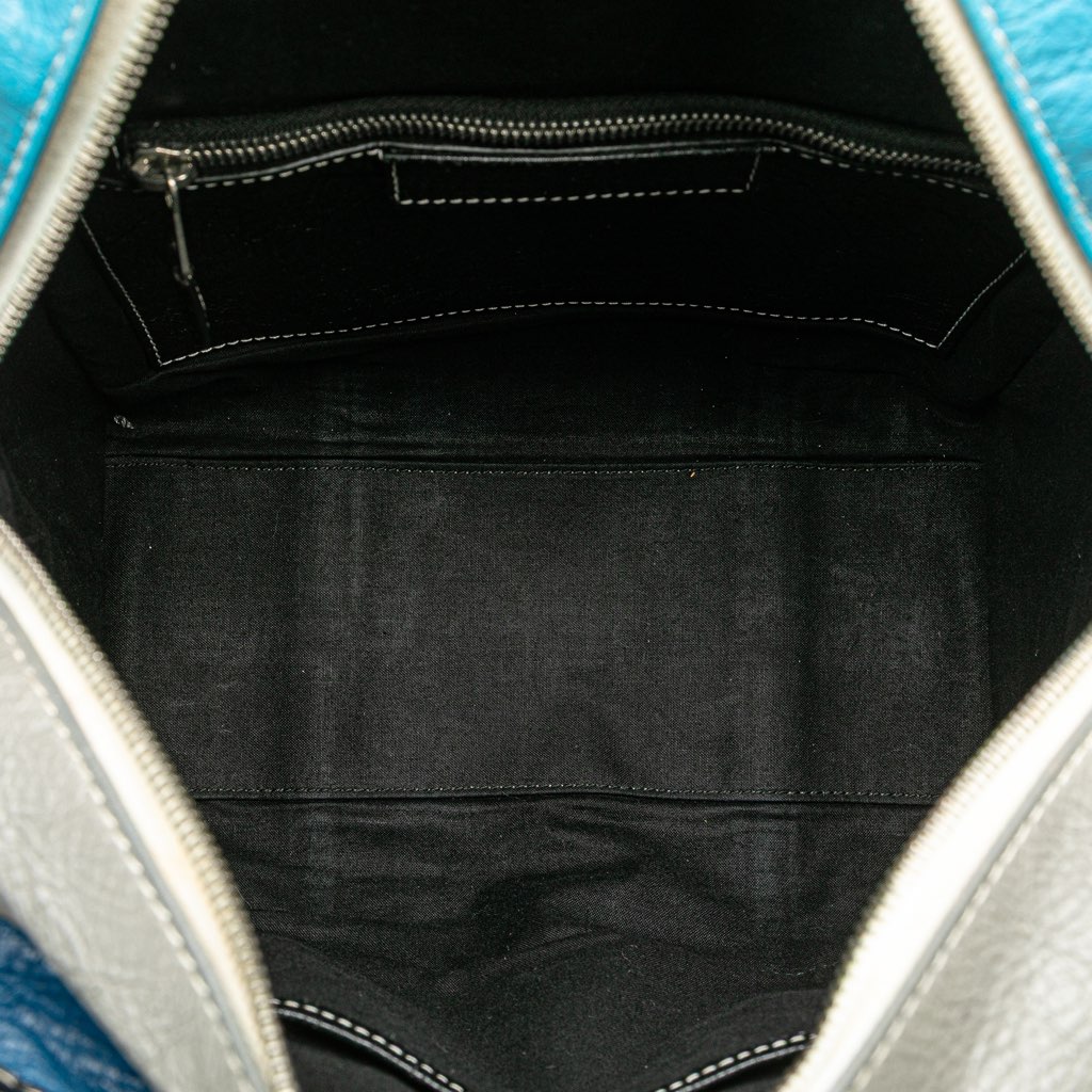 Balenciaga S Lambskin Bazar Shopper Satchel - 4