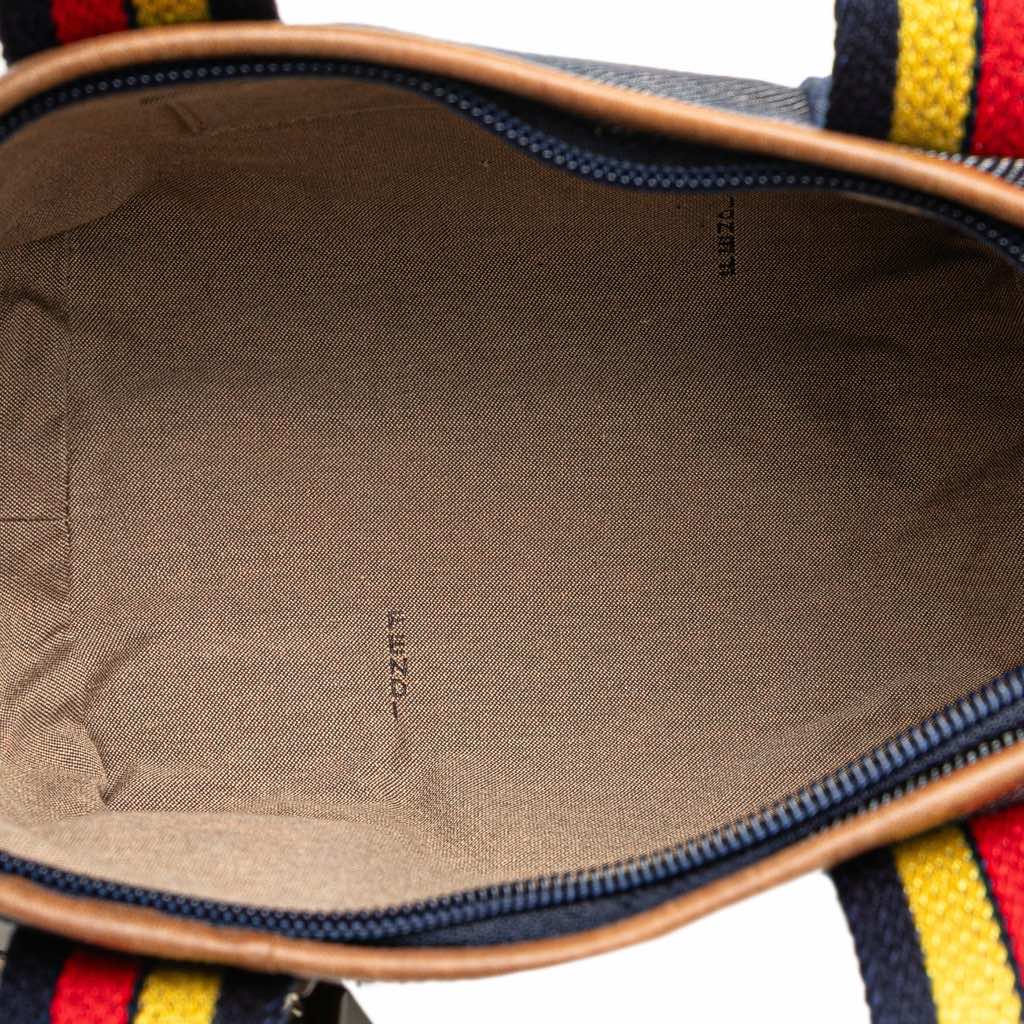 Fendi Mini Denim Lock Shopping Tote - 4