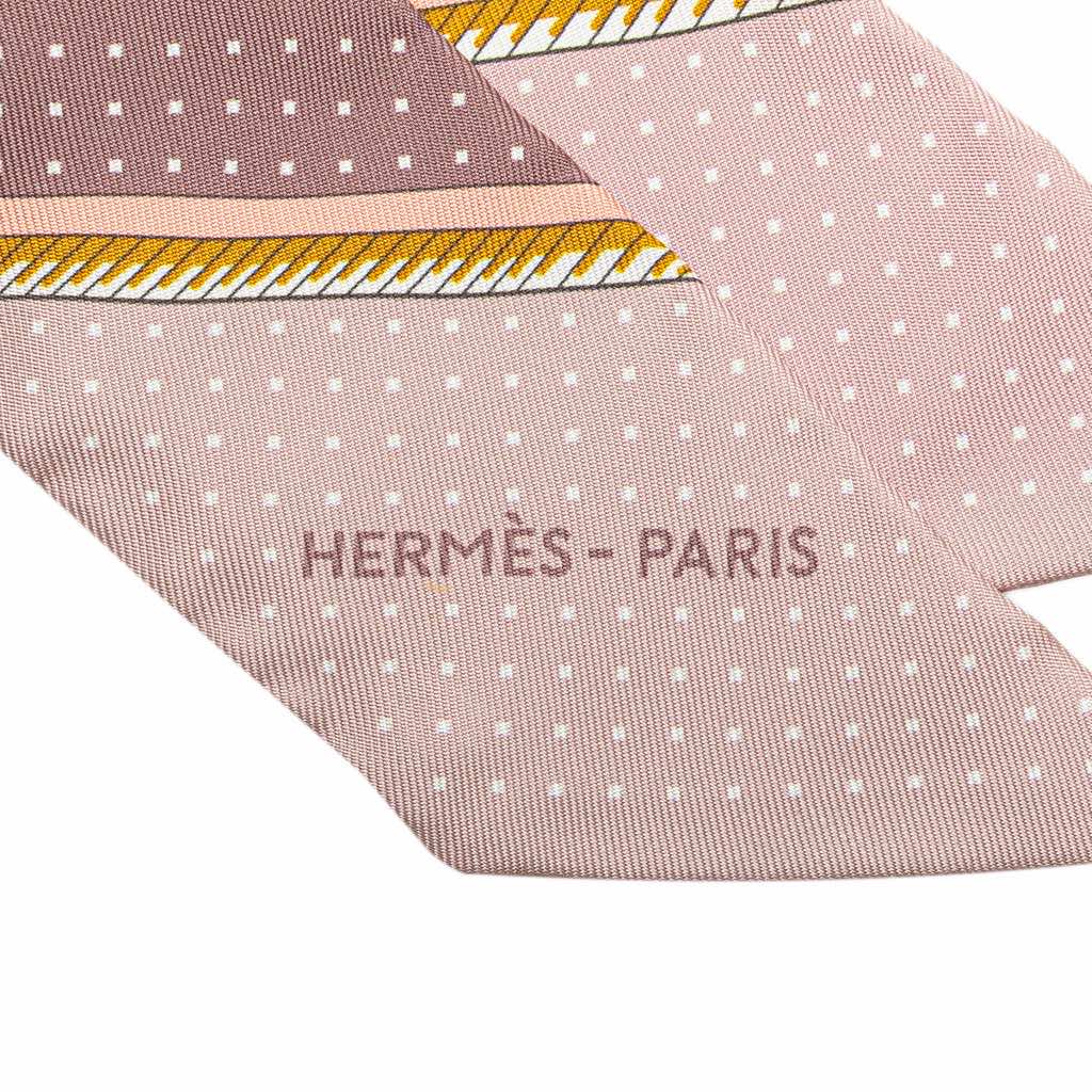 Hermès Les Voitures a Transformation Twilly Silk Scarf - Image 6