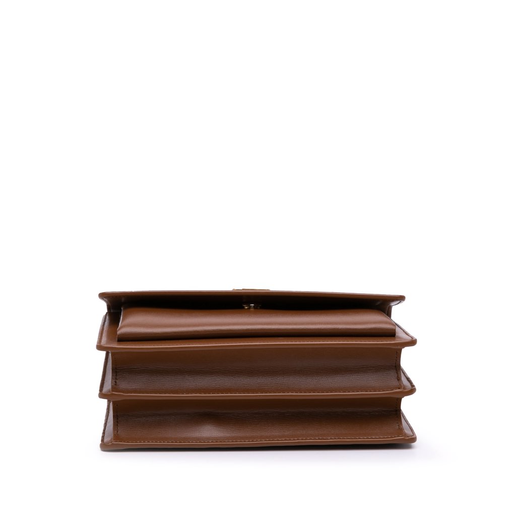 Saint Laurent Medium Leather Monogram Sunset Crossbody - 3