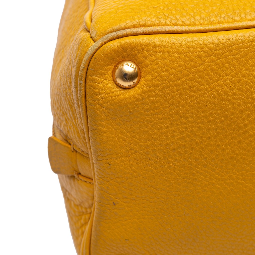 Prada Vitello Daino Boston Bag - Image 13