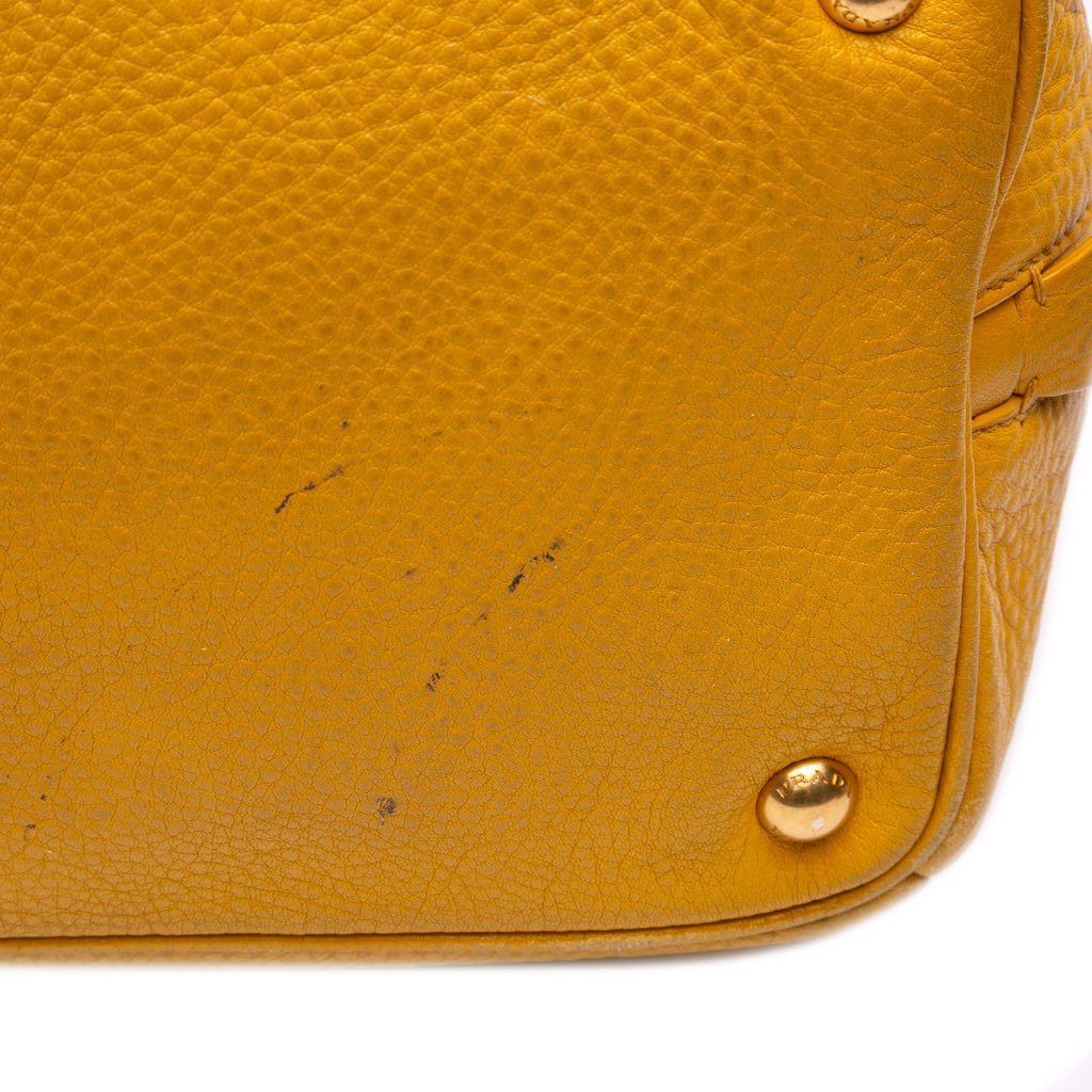 Prada Vitello Daino Boston Bag - Image 14