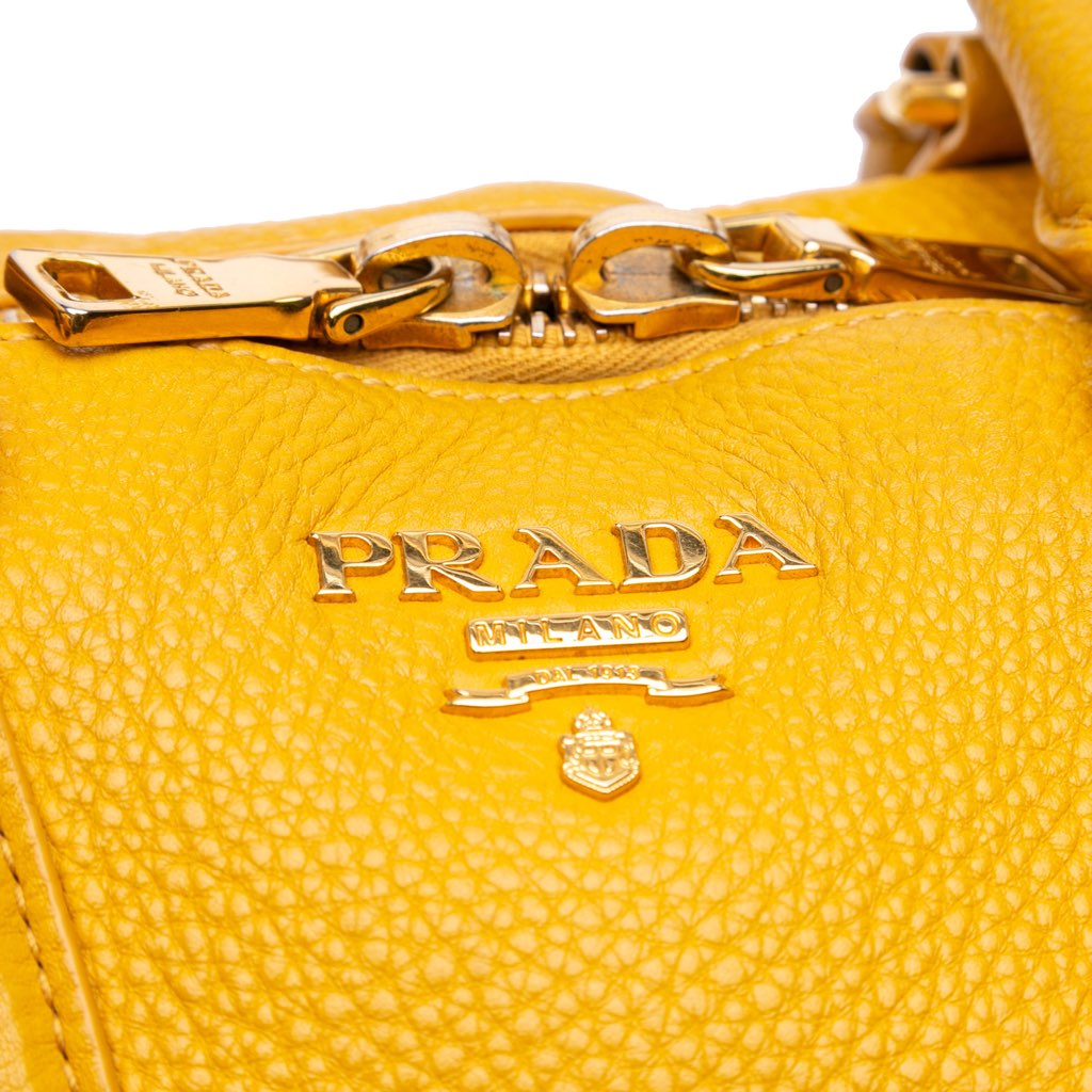 Prada Vitello Daino Boston Bag - Image 10