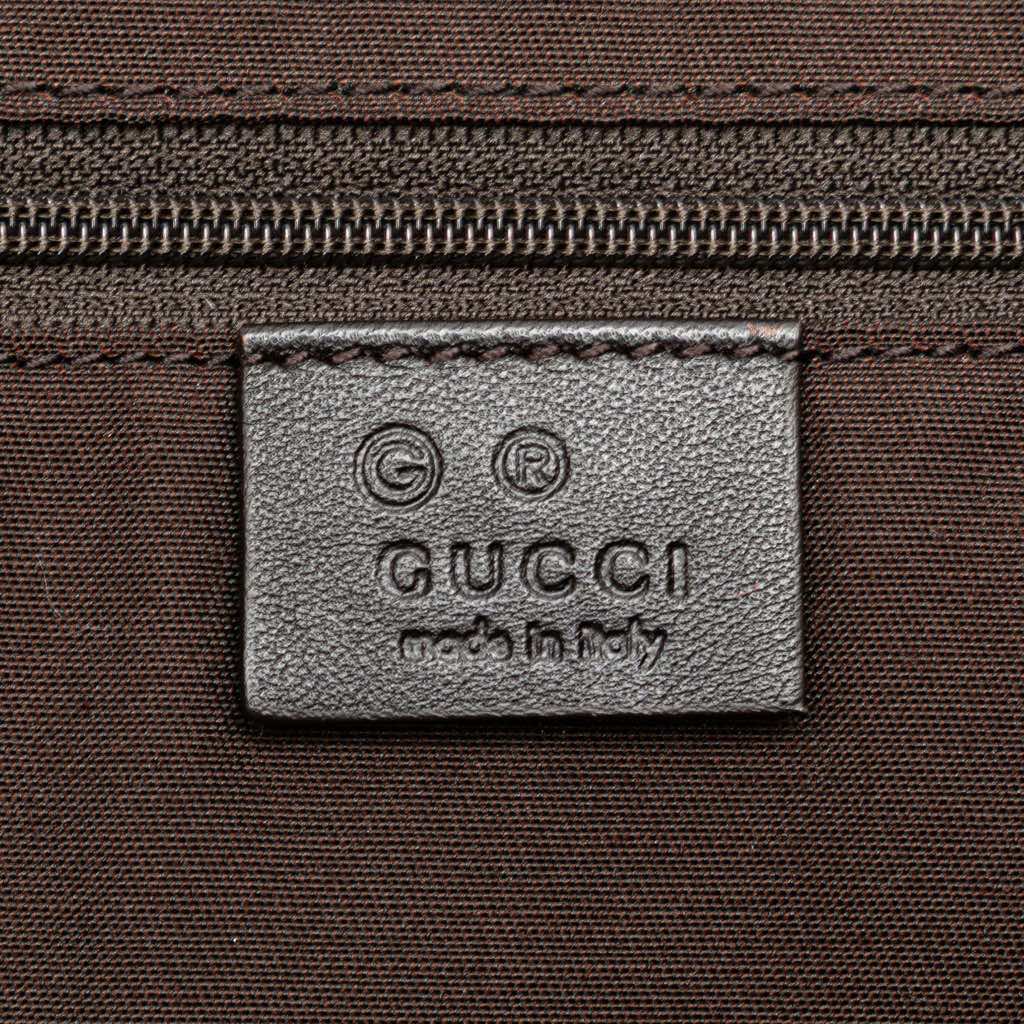 Gucci Leather Abbey D Ring Horsebit Tote - Side view