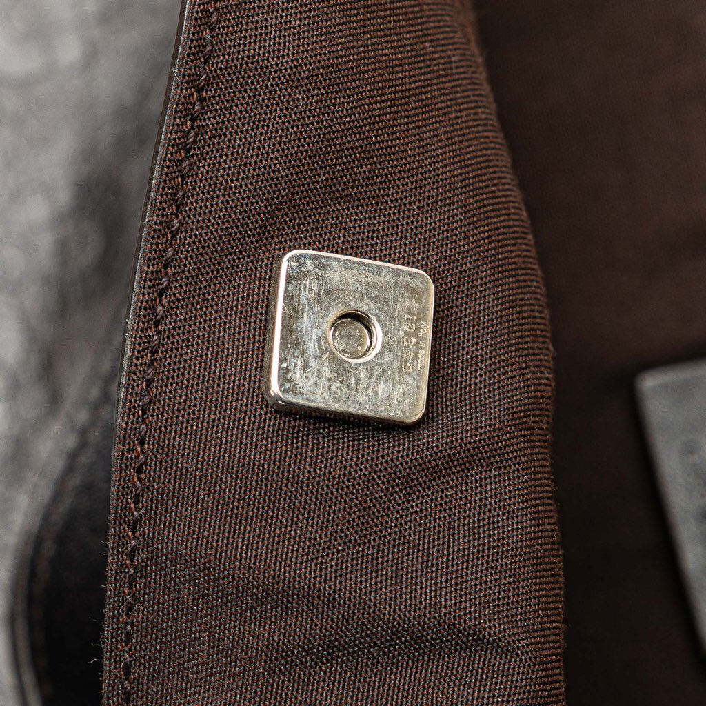 Gucci Leather Abbey D Ring Horsebit Tote - Detail 2