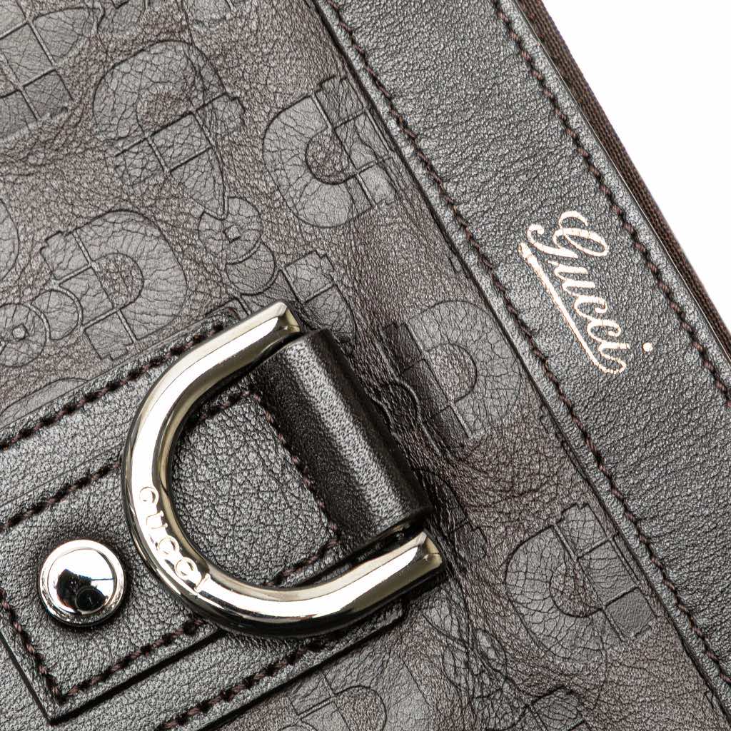 Gucci Leather Abbey D Ring Horsebit Tote - Image 12