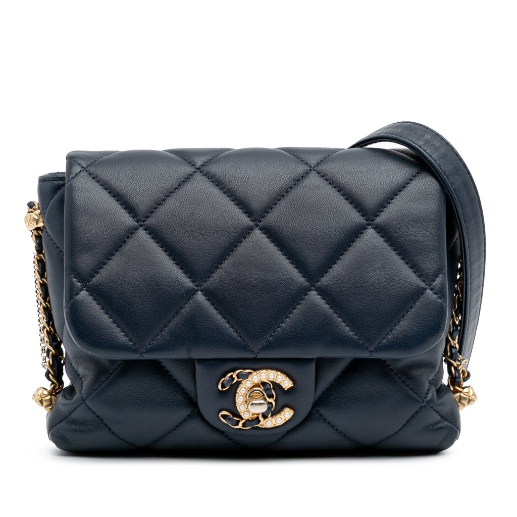Chanel Mini Quilted Lambskin Crush on Chains Flap