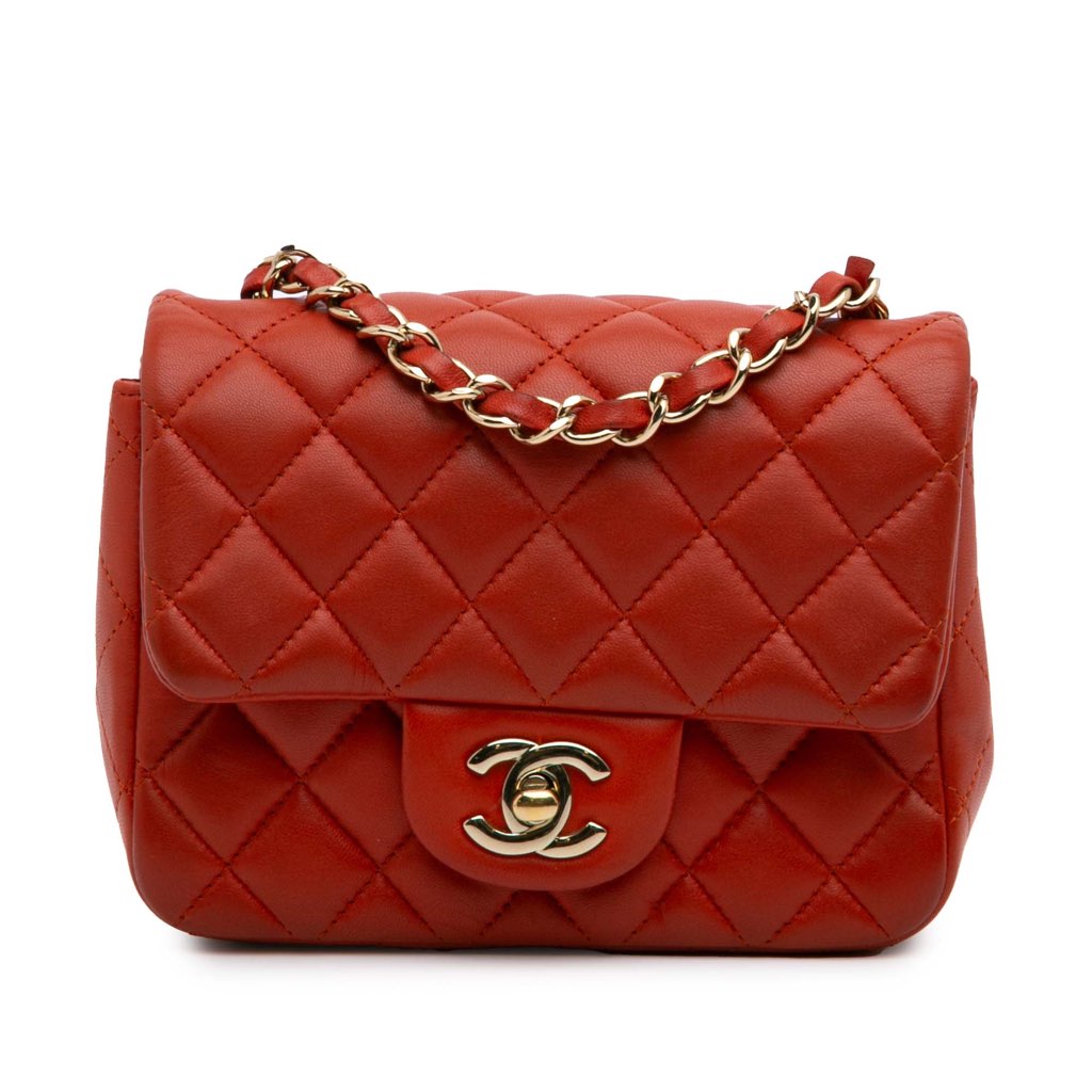 Chanel Mini Square Classic Lambskin Single Flap