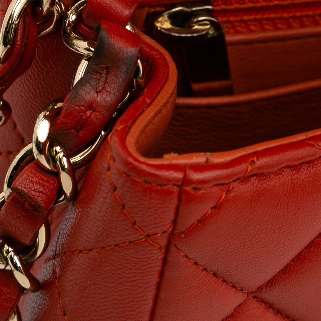 Chanel Mini Square Classic Lambskin Single Flap - Detail 2
