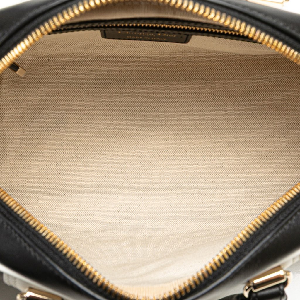 Dior Small Leather Dior Vibe Zip Bowling Bag - 4