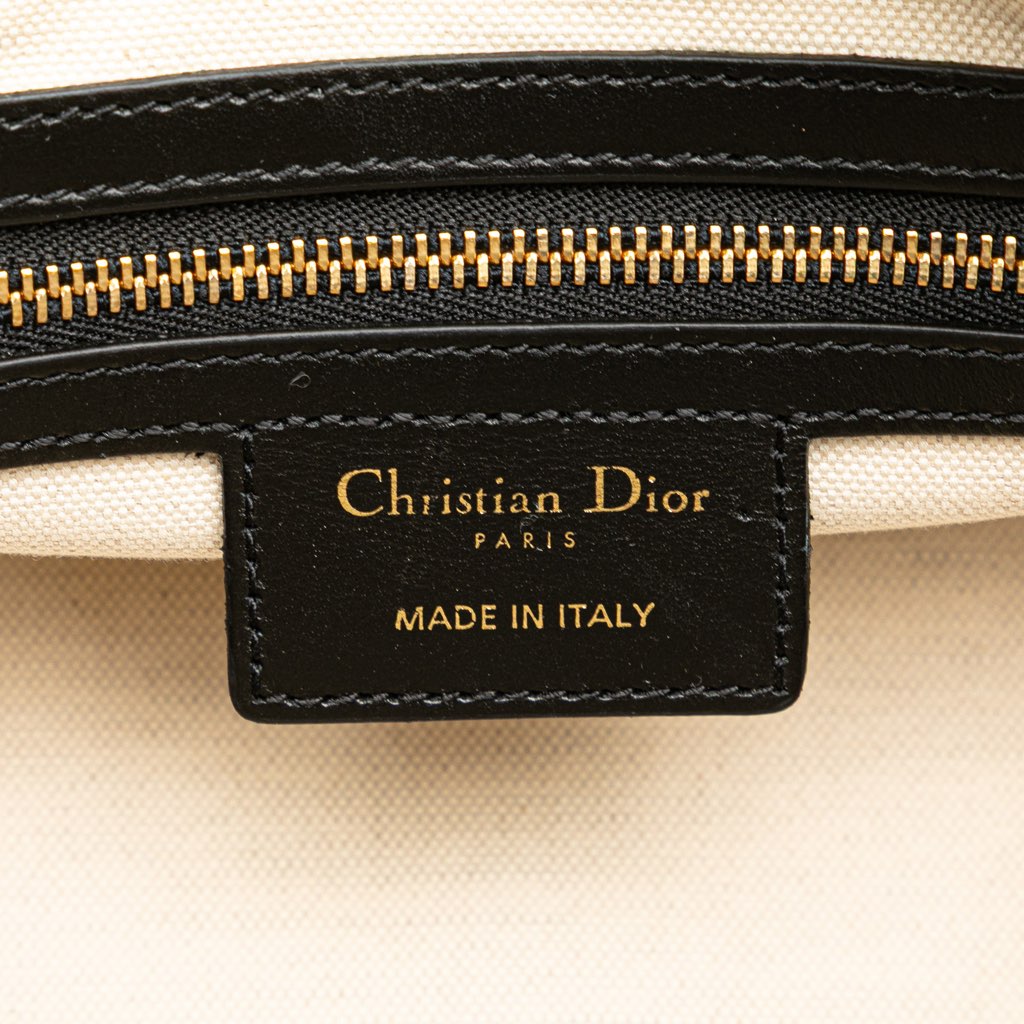 Dior Small Leather Dior Vibe Zip Bowling Bag - 5