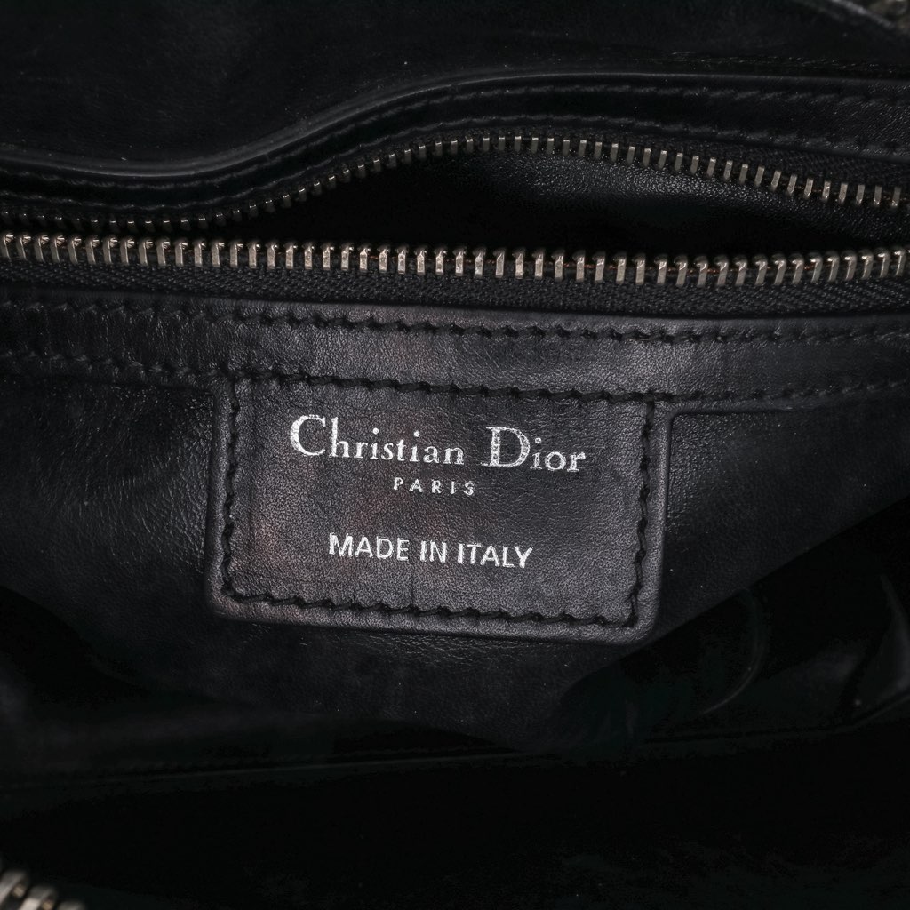 Dior Medium Calfskin Patch Embellished Lady Dior - 5