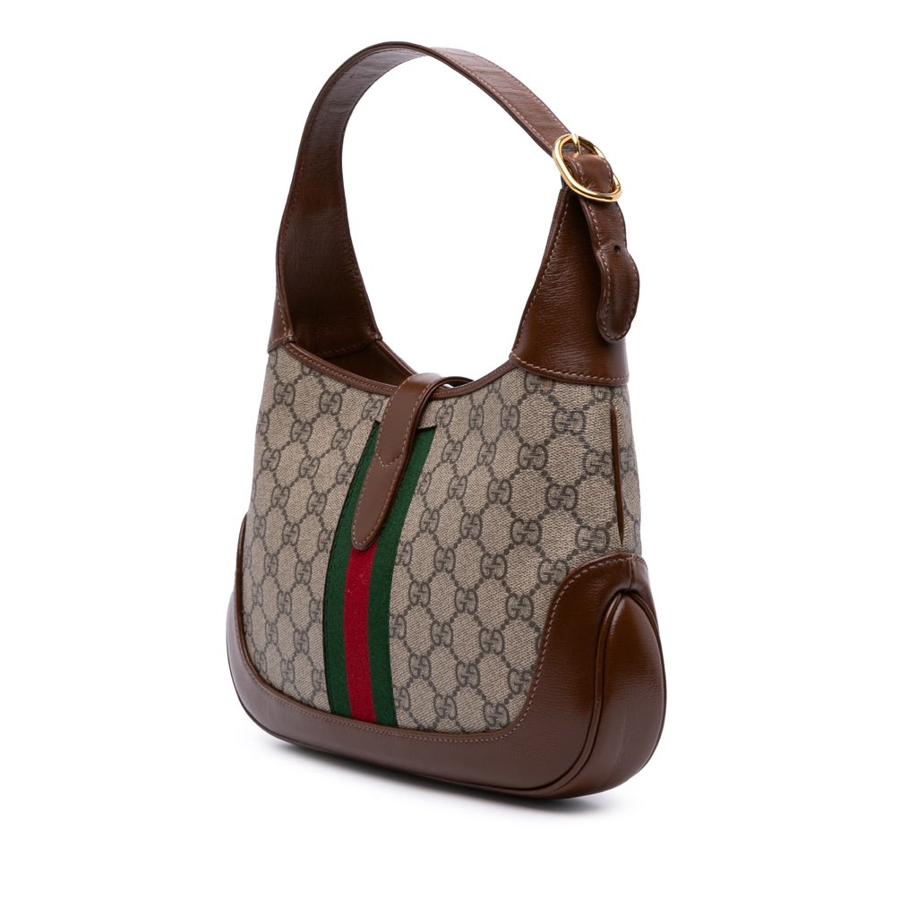 Gucci Small GG Supreme Jackie 1961 Crossbody - 2