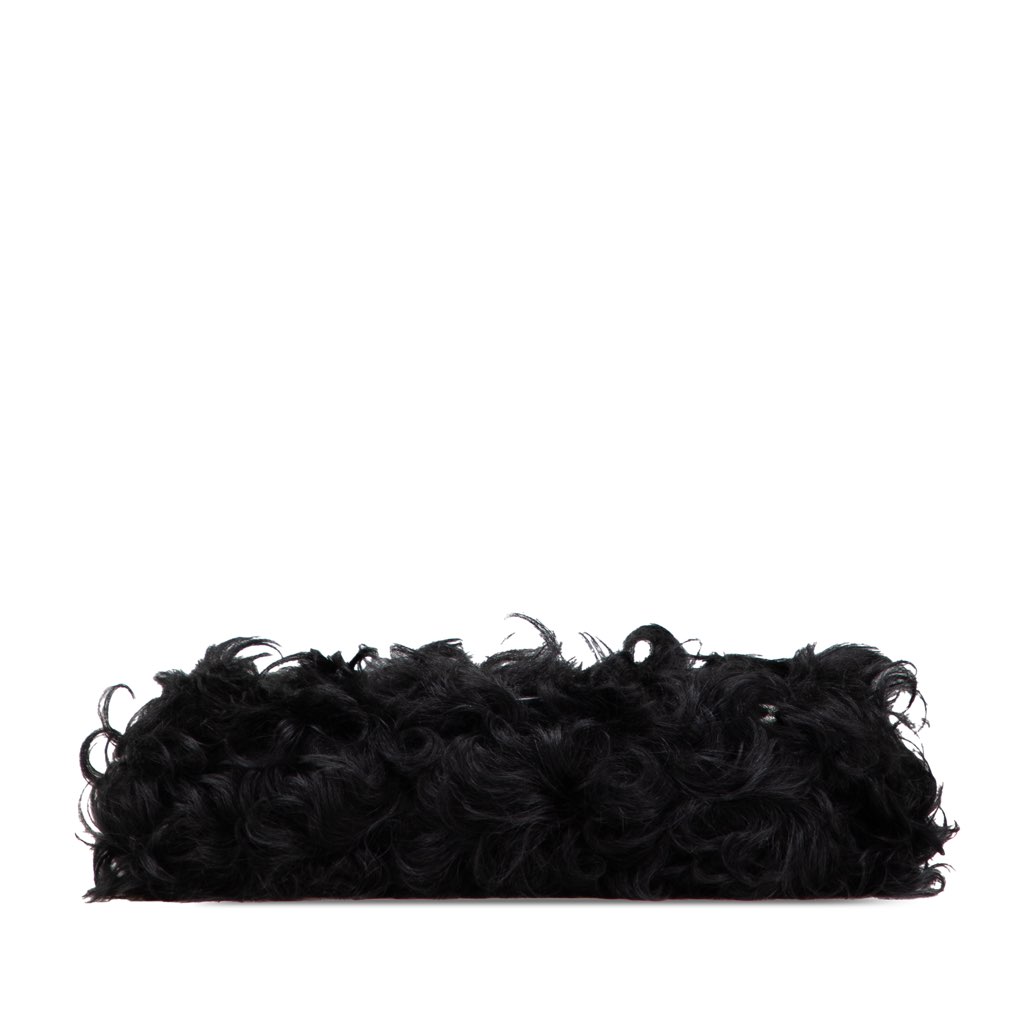 Gucci Small GG Marmont Embroidered Shearling Crossbody - Image 6