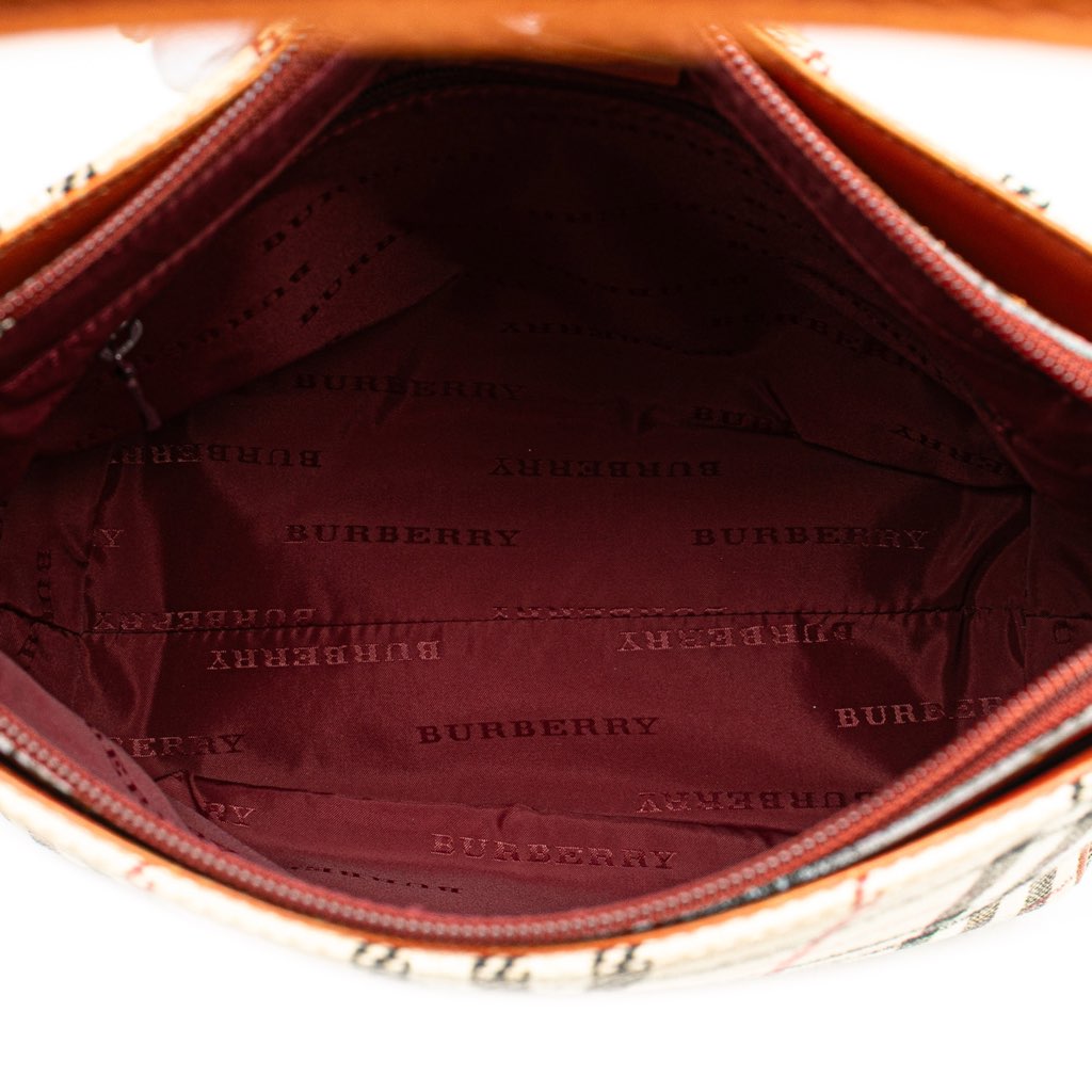 Burberry House Check Tweed Shoulder Bag - 4