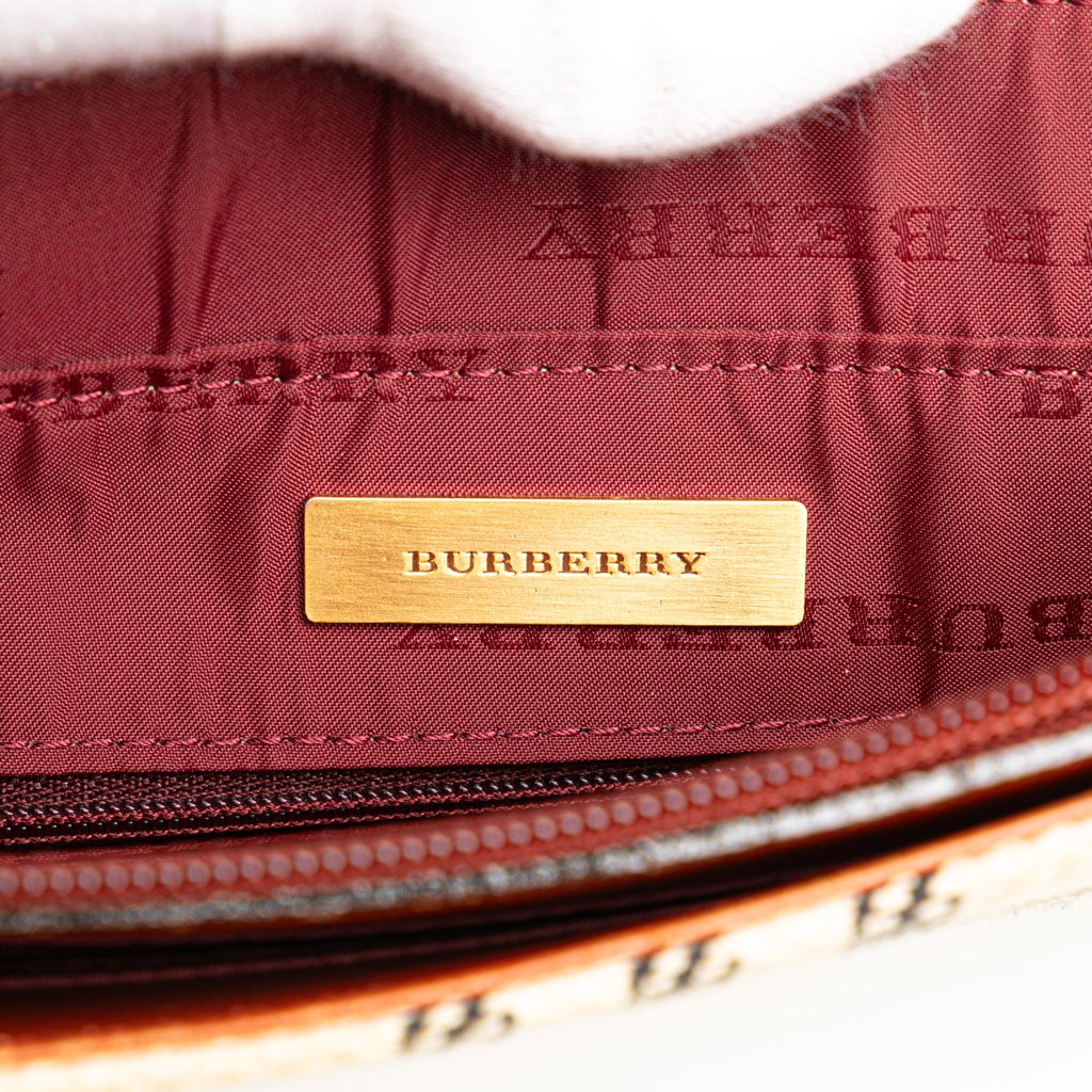Burberry House Check Tweed Shoulder Bag - 5