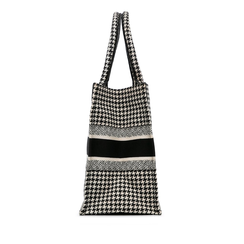 Dior Medium Houndstooth Book Tote - 4
