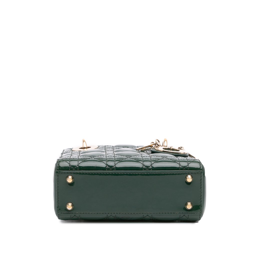 Dior Mini Patent Cannage Lady Dior - 3