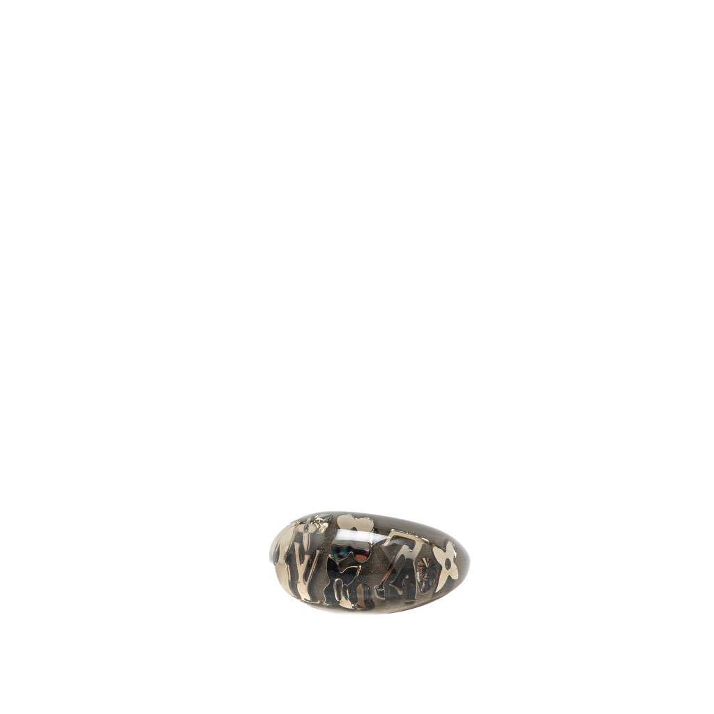 Louis Vuitton Resin Crystal Inclusion Ring - 2