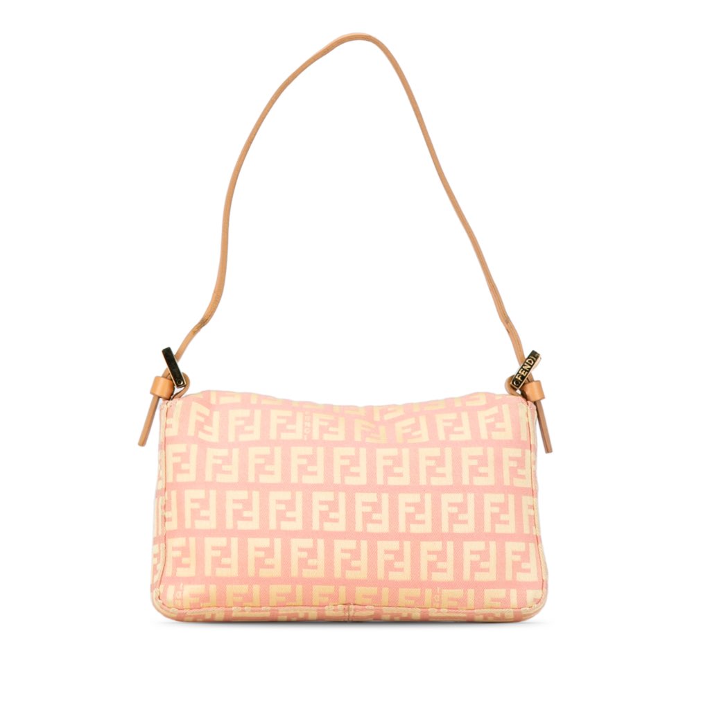 Fendi Mini Zucchino Canvas Baguette - Image 6