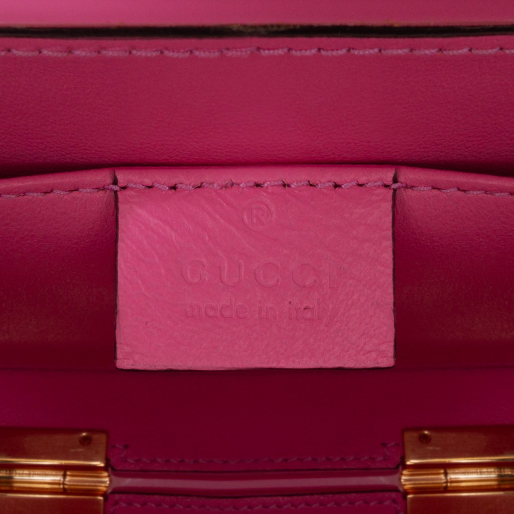 Gucci Mini Acrylic Sylvie 1969 Top Handle Bag - Side view