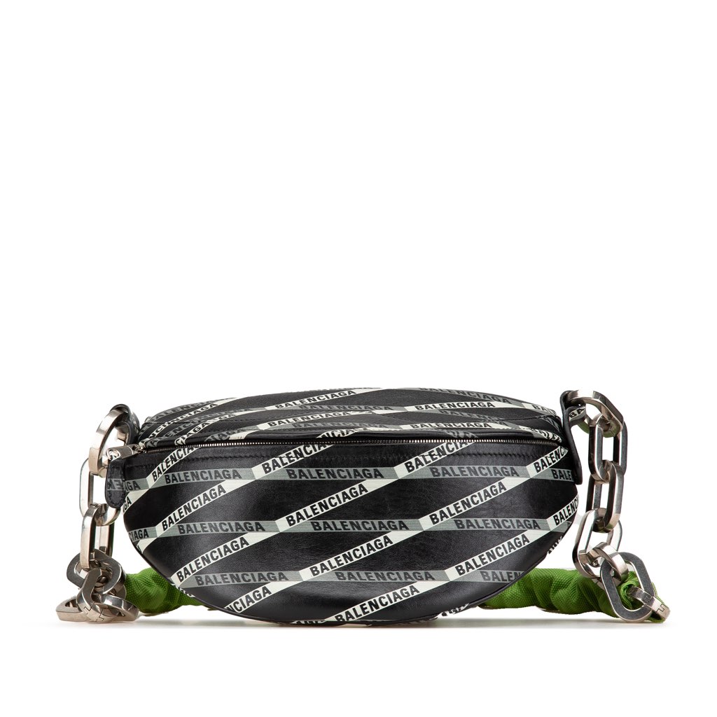 Balenciaga Lambskin Logo Souvenir XS Belt Bag