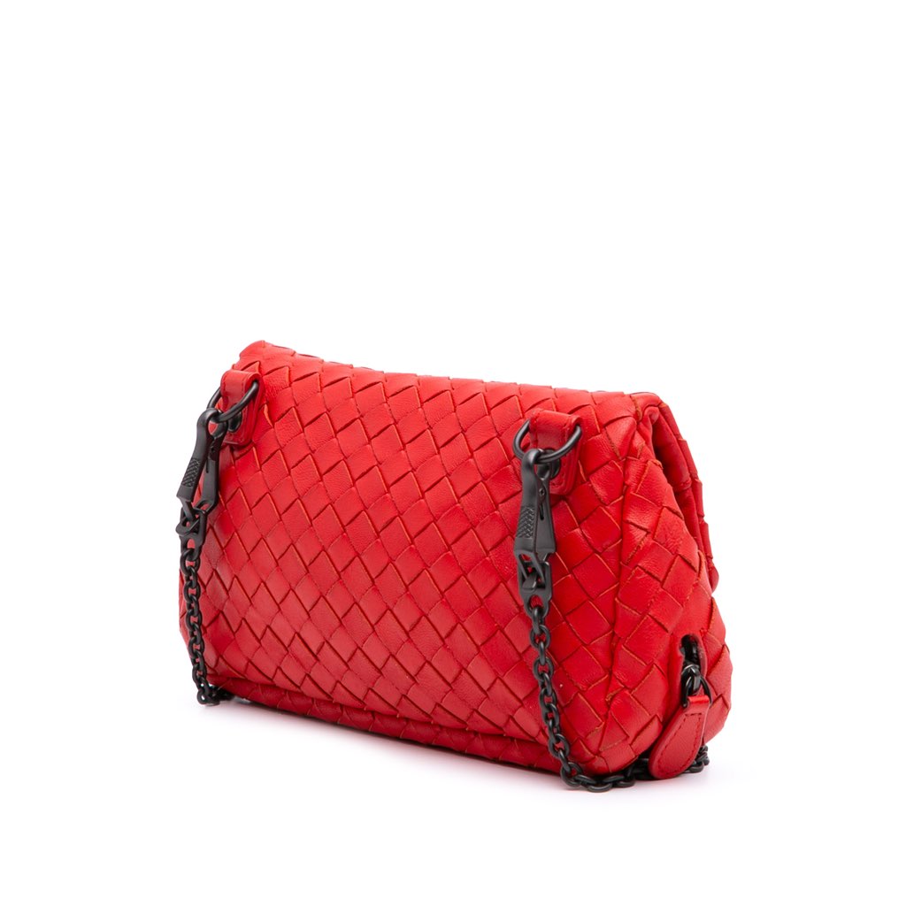 Bottega Veneta Mini Nappa Intrecciato Expandable Chain Crossbody - 2