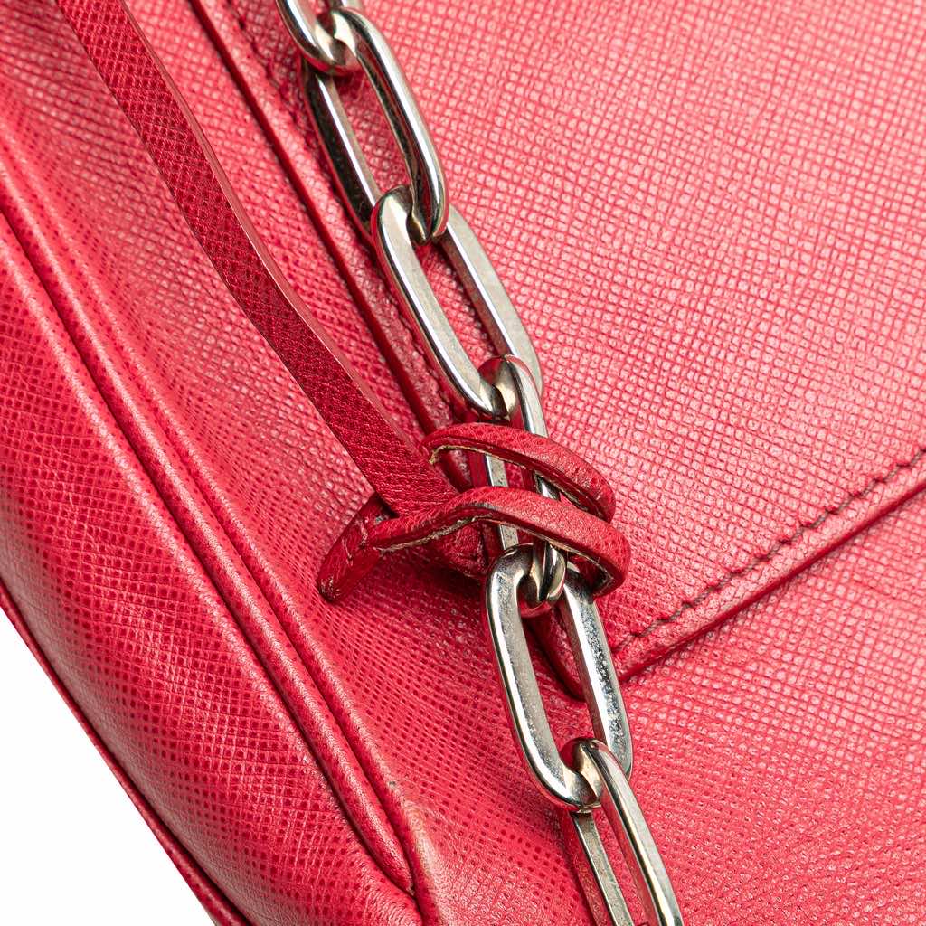 Prada Saffiano Sound Lock Crossbody - Image 13