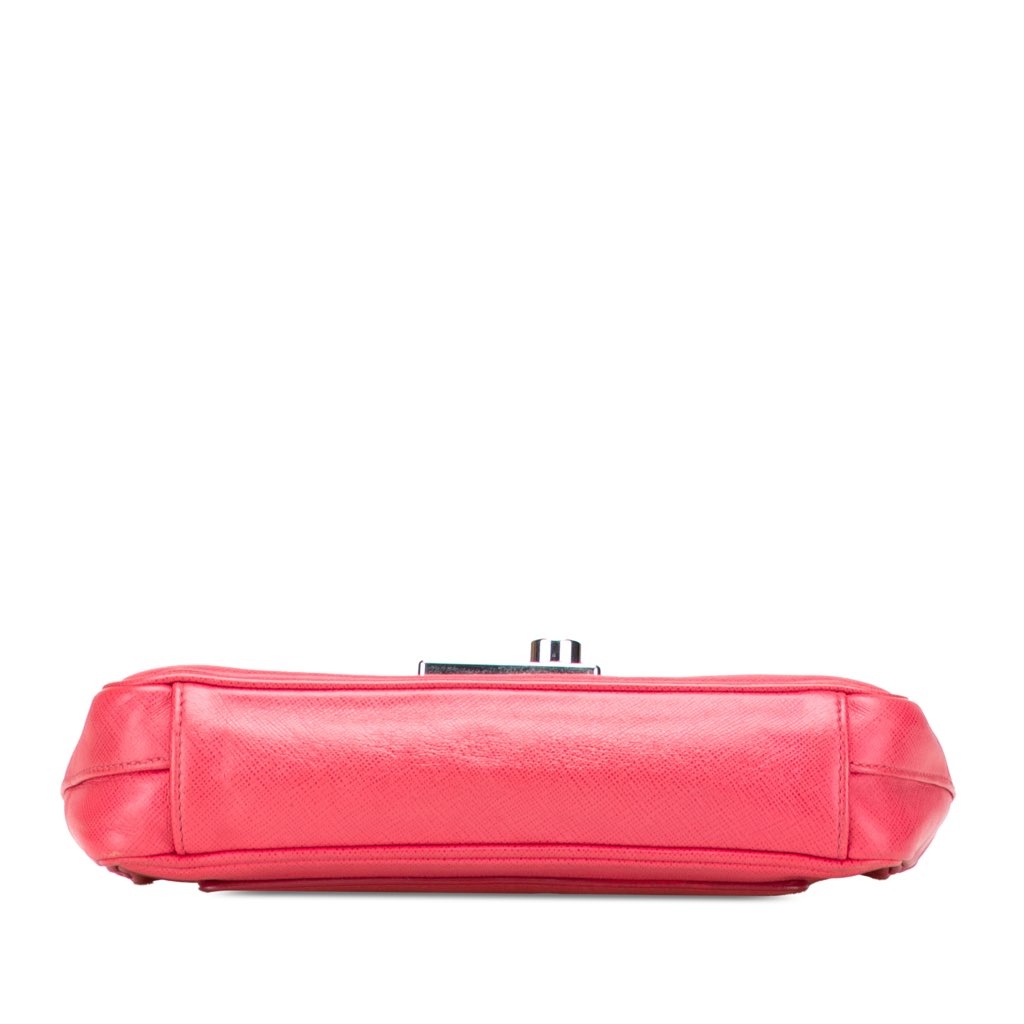 Prada Saffiano Sound Lock Crossbody - Image 6