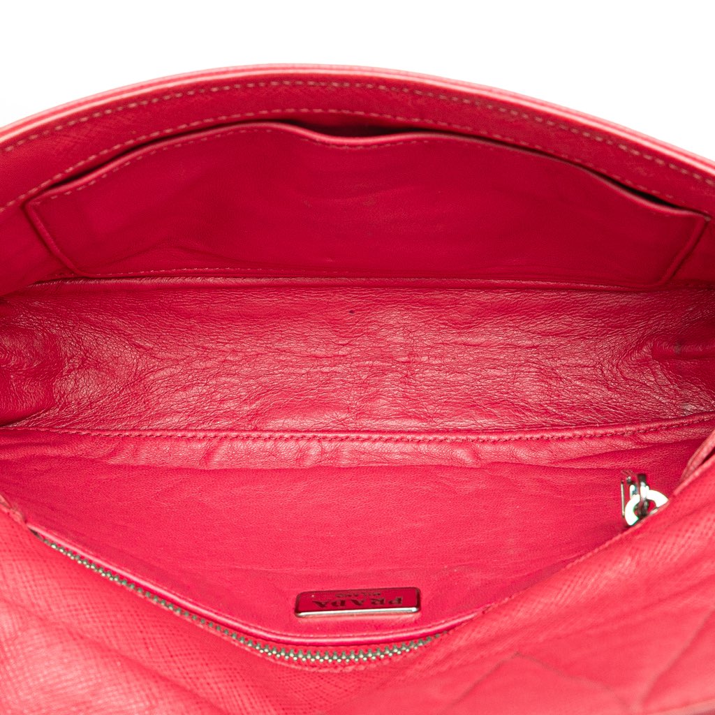 Prada Saffiano Sound Lock Crossbody - 4