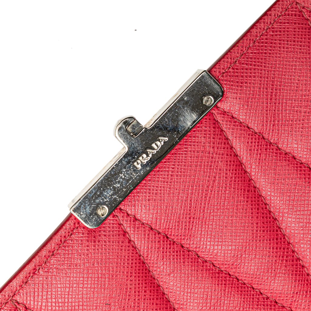 Prada Saffiano Sound Lock Crossbody - Image 10