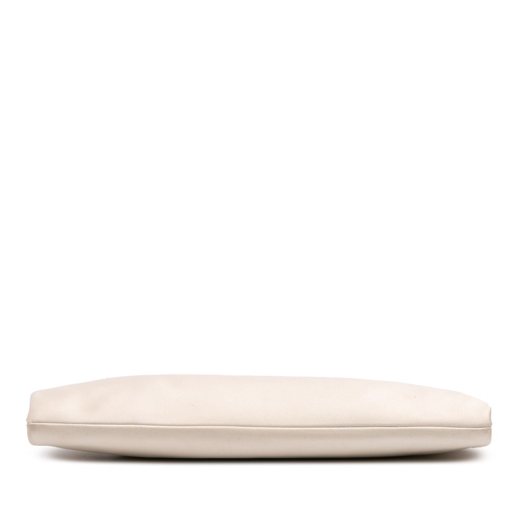 Chanel Camellia Satin Clutch - 3