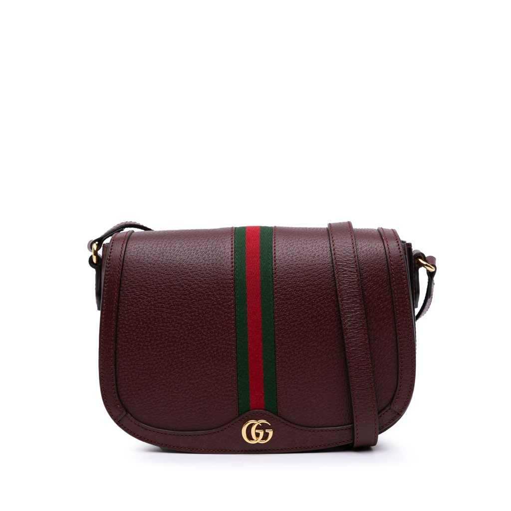 Gucci Small Leather Ophidia Crossbody