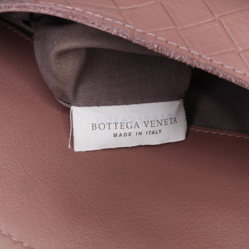 Bottega Veneta Small Calfskin Intrecciomirage Embossed Butterfly Chain Crossbody - Detail 1