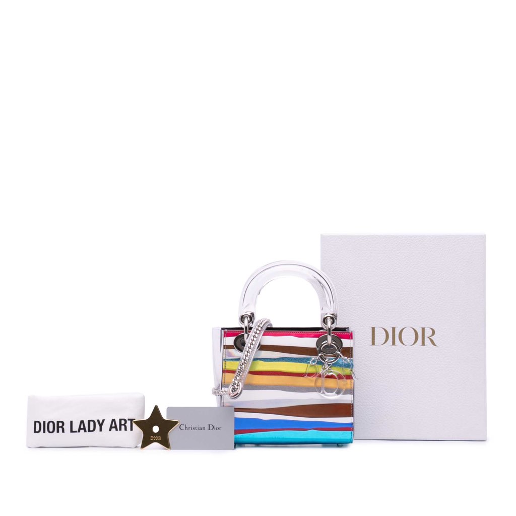 Dior Wang Guangle Medium PVC Technical Fabric Lady Dior - Image 16