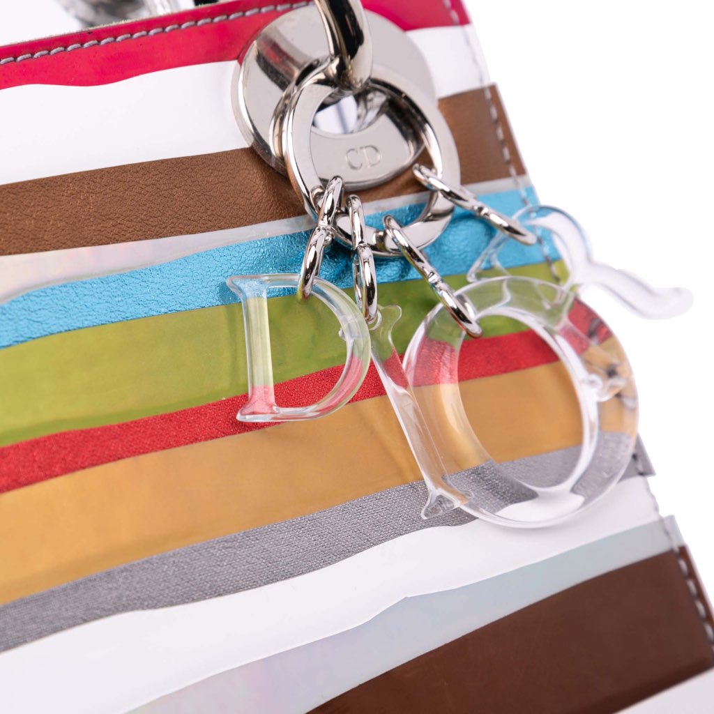 Dior Wang Guangle Medium PVC Technical Fabric Lady Dior - Detail 1