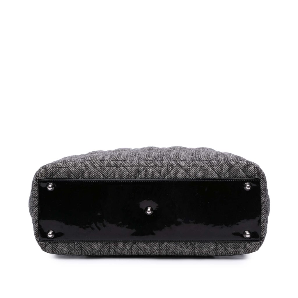 Dior Large Tweed Cannage Lady Dior - 3