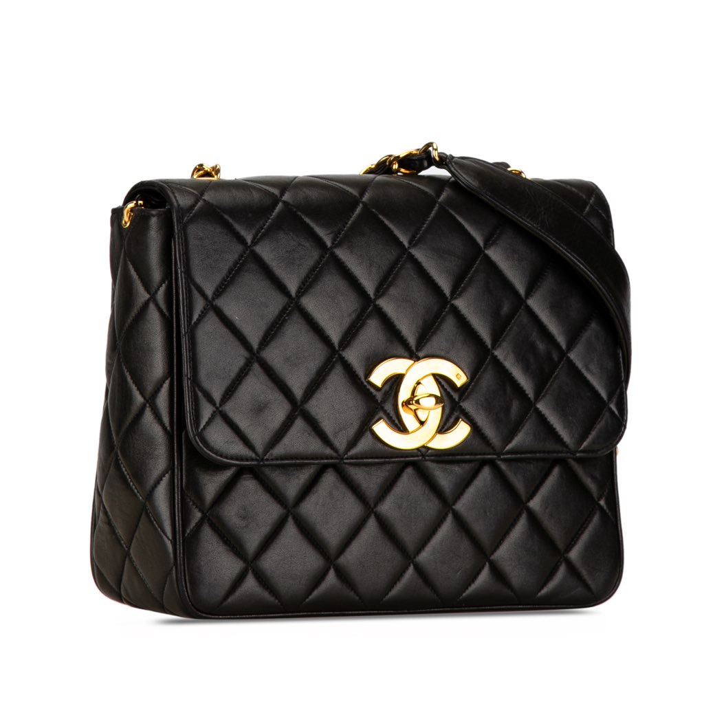 Chanel Quilted Lambskin XL Square Flap - 2
