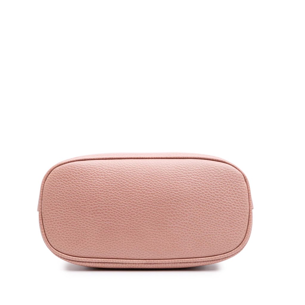 Gucci Mini Leather GG Charm Dome Satchel - 3