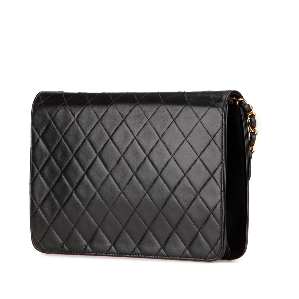 Chanel CC Quilted Lambskin Single Flap - 2
