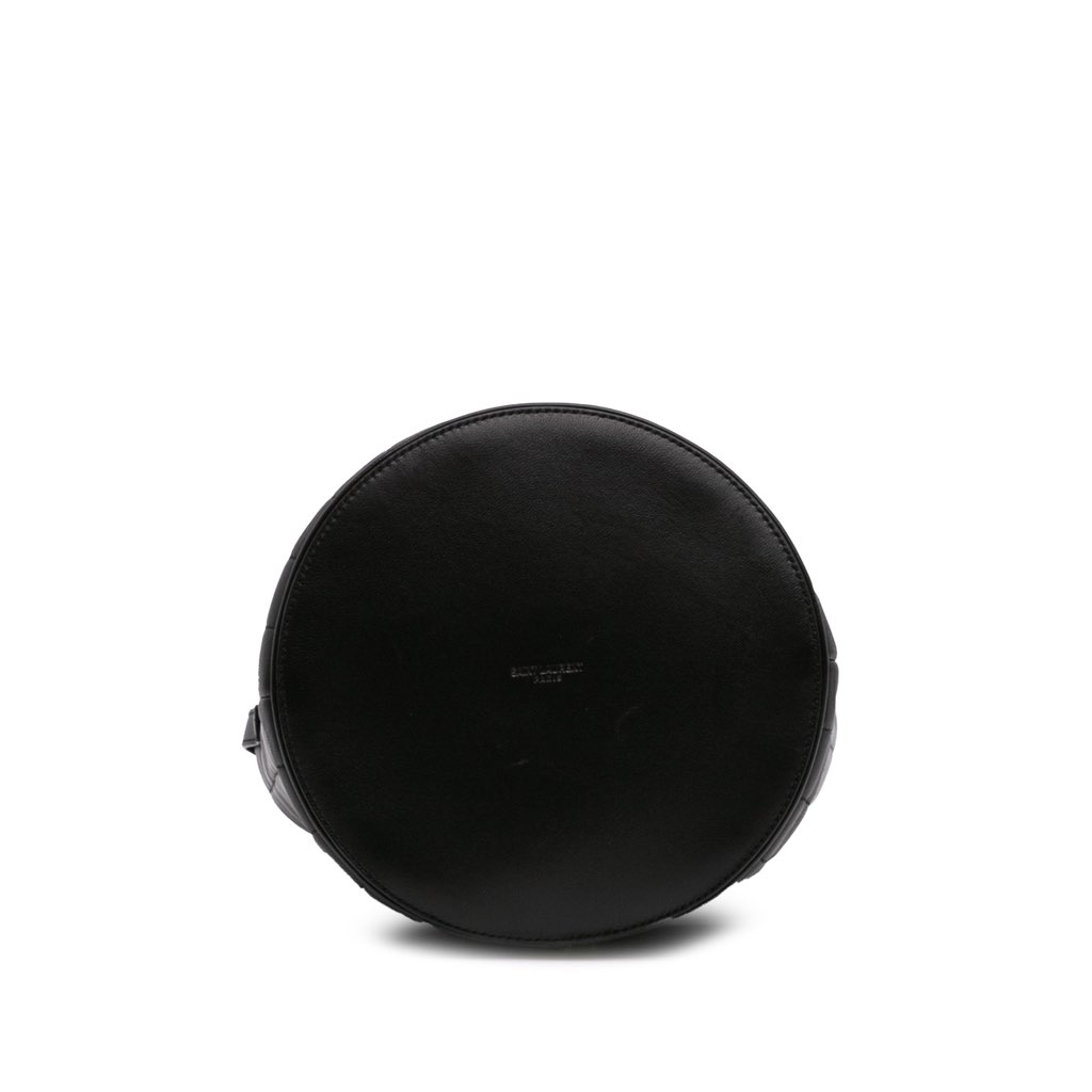 Saint Laurent Medium Lambskin Cecile Bucket Bag - Image 6