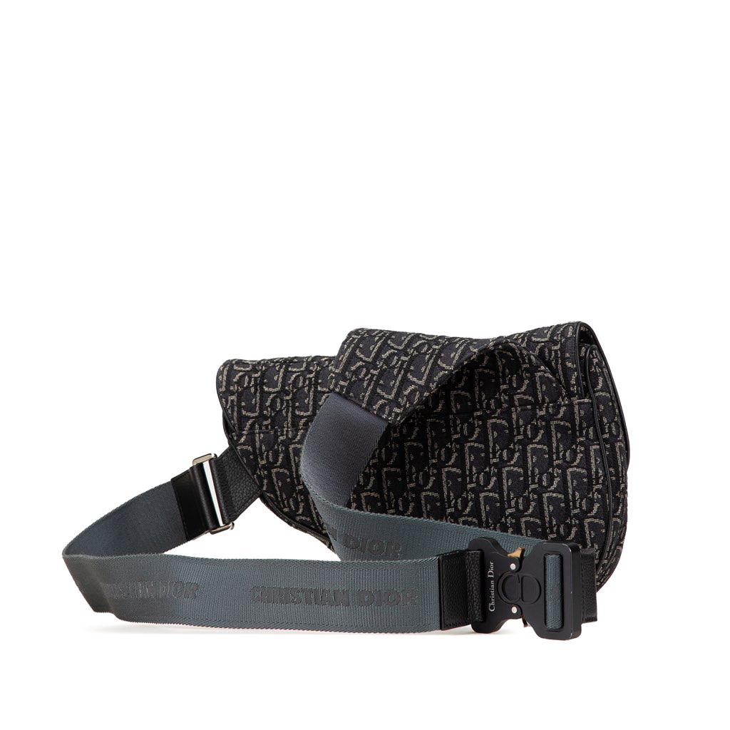 Dior Oblique Canvas Saddle Crossbody - 2