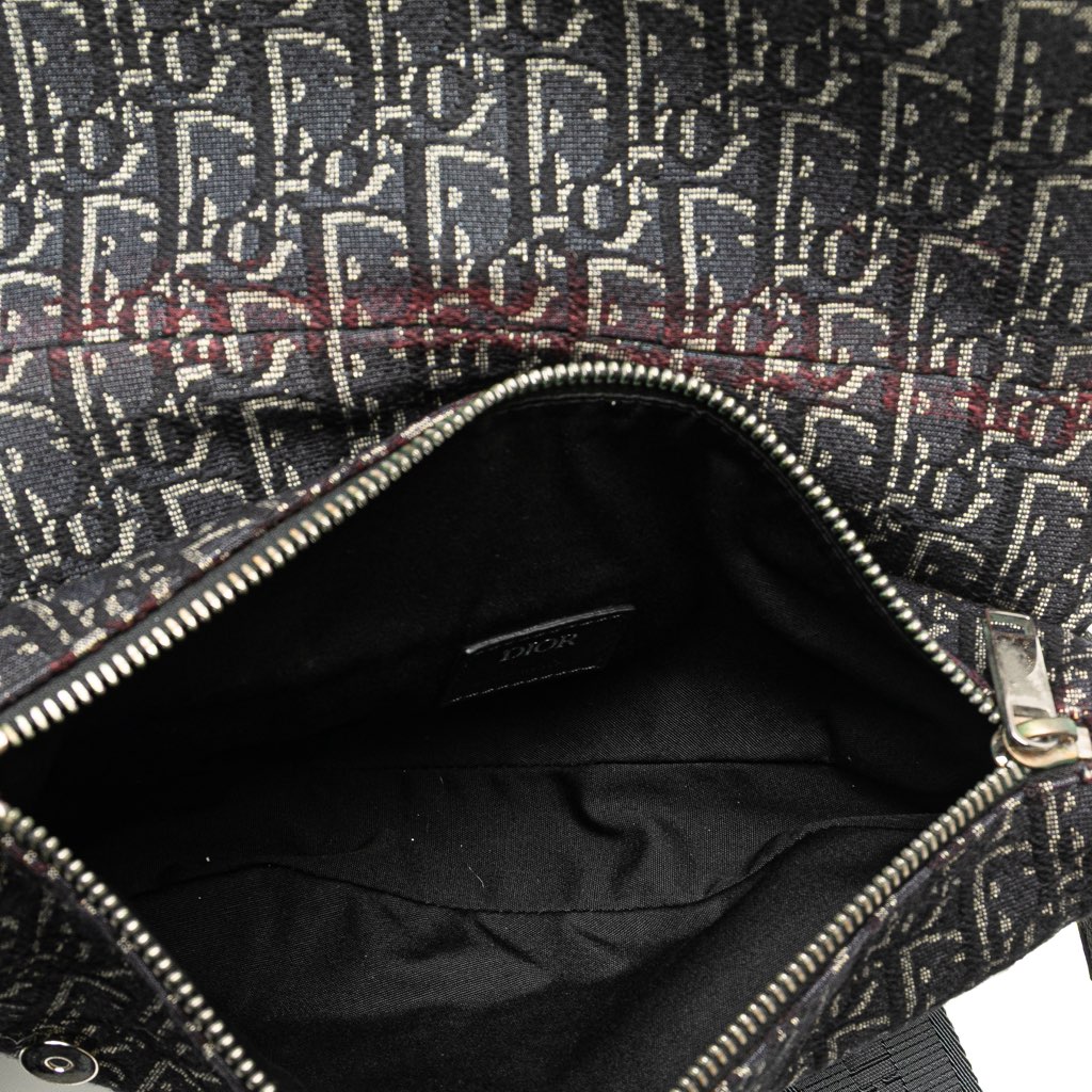 Dior Oblique Canvas Saddle Crossbody - 4